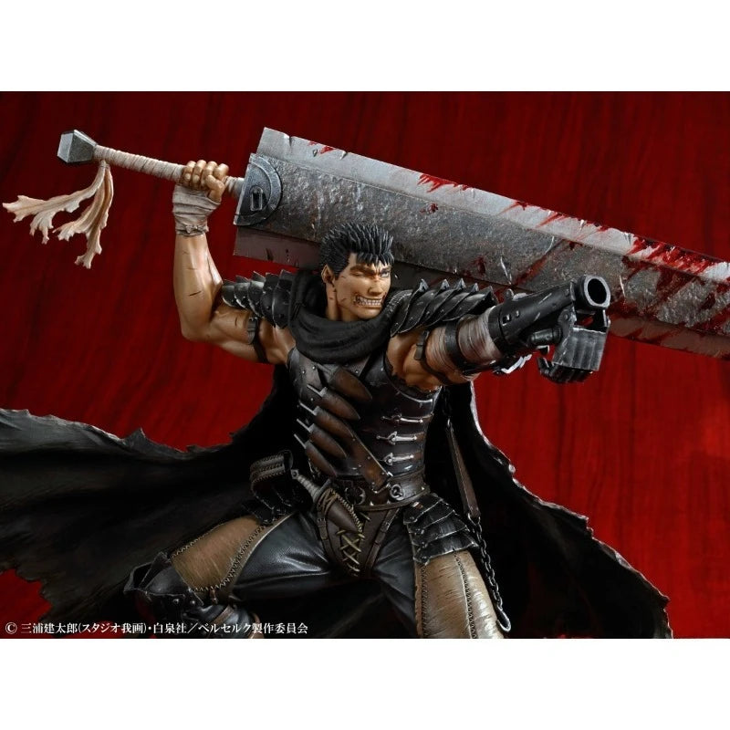 Berserk Guts  Black Swordsman 100% Original genuine 265mm PVC Action Anime Figure Model Toys Figure Collection Doll Gift