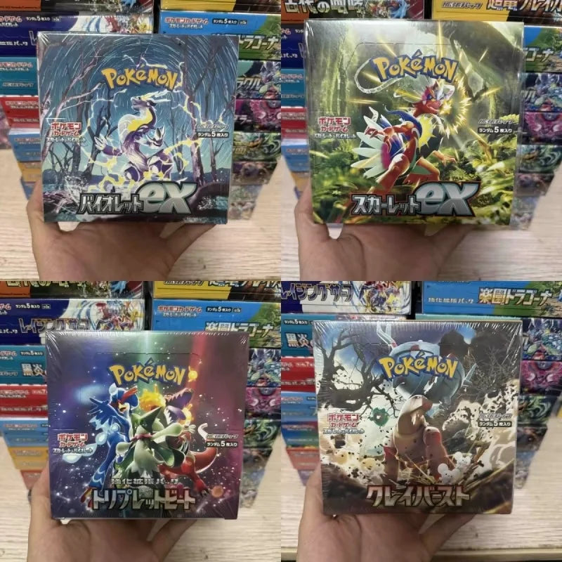 Hot Sale Original Card Ptcg Japanese Edition Sv1v Sv1a Sv2d Sv2p Sv2a 151 Sv3 Sv3a Bale Off Whole Box Transaction Card