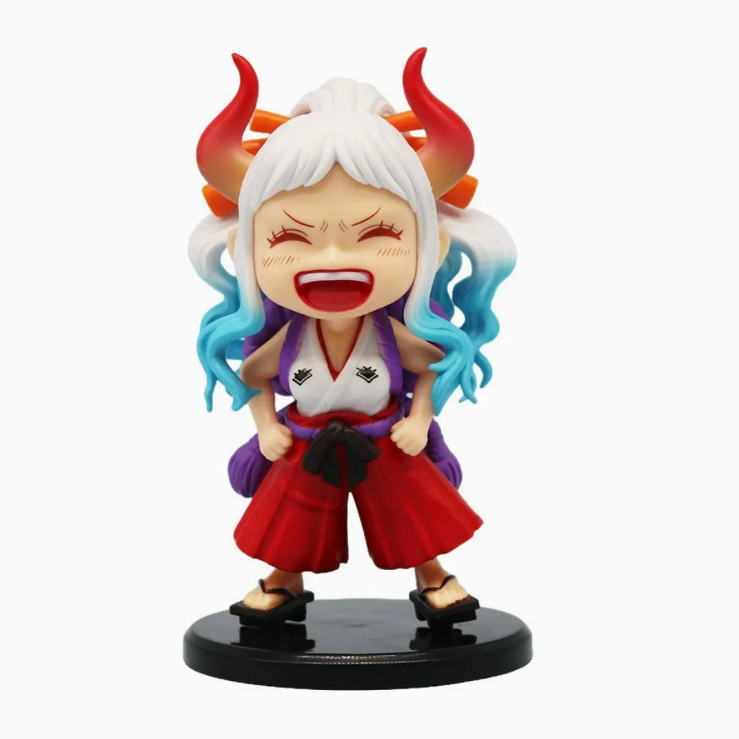 One Piece Anime Figure Doll Portgas D Ace Yamato Q Version Model Decor Peripheral Ornament Children Charm Birthday Gifts Toys