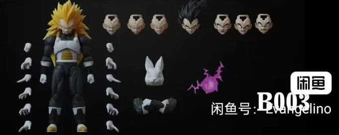 Kong Model Beast God Dragon Ball SHF3.0Vegeta Sun Wukong B005 B006 B007 B008 B009PVC Anime Action Figure Toy Collection Pre-sale