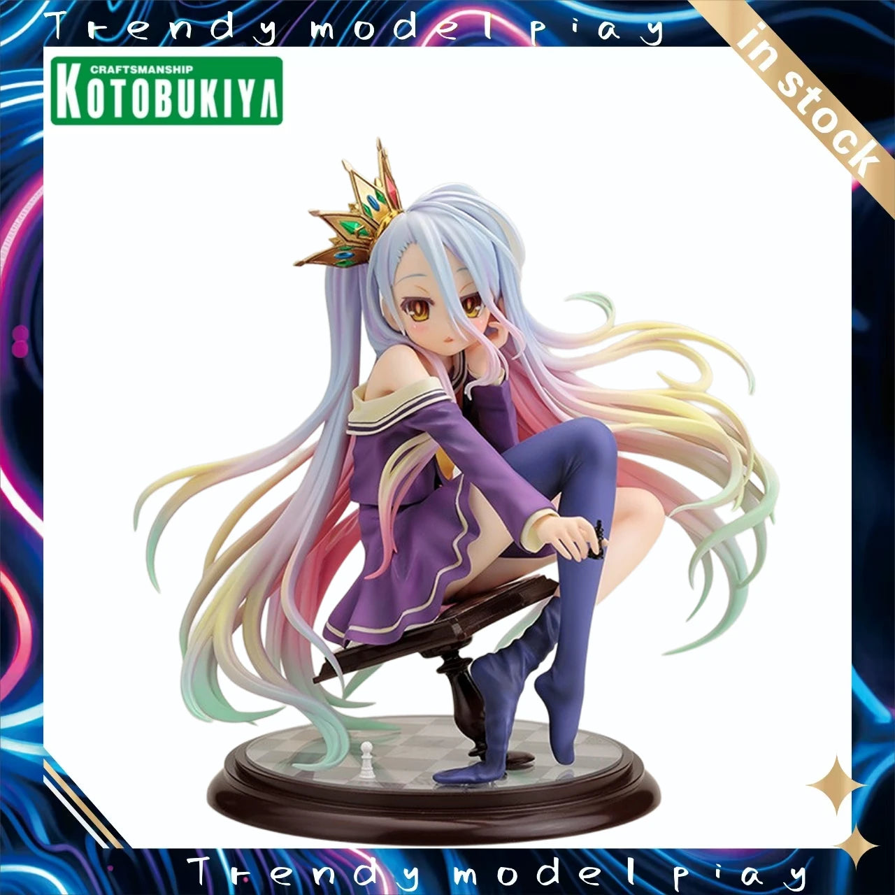 In Stock Original KOTOBUKIYA Game Life White Series 1/7 Figures Model Action Doll Toys Gifts Collection Ornaments