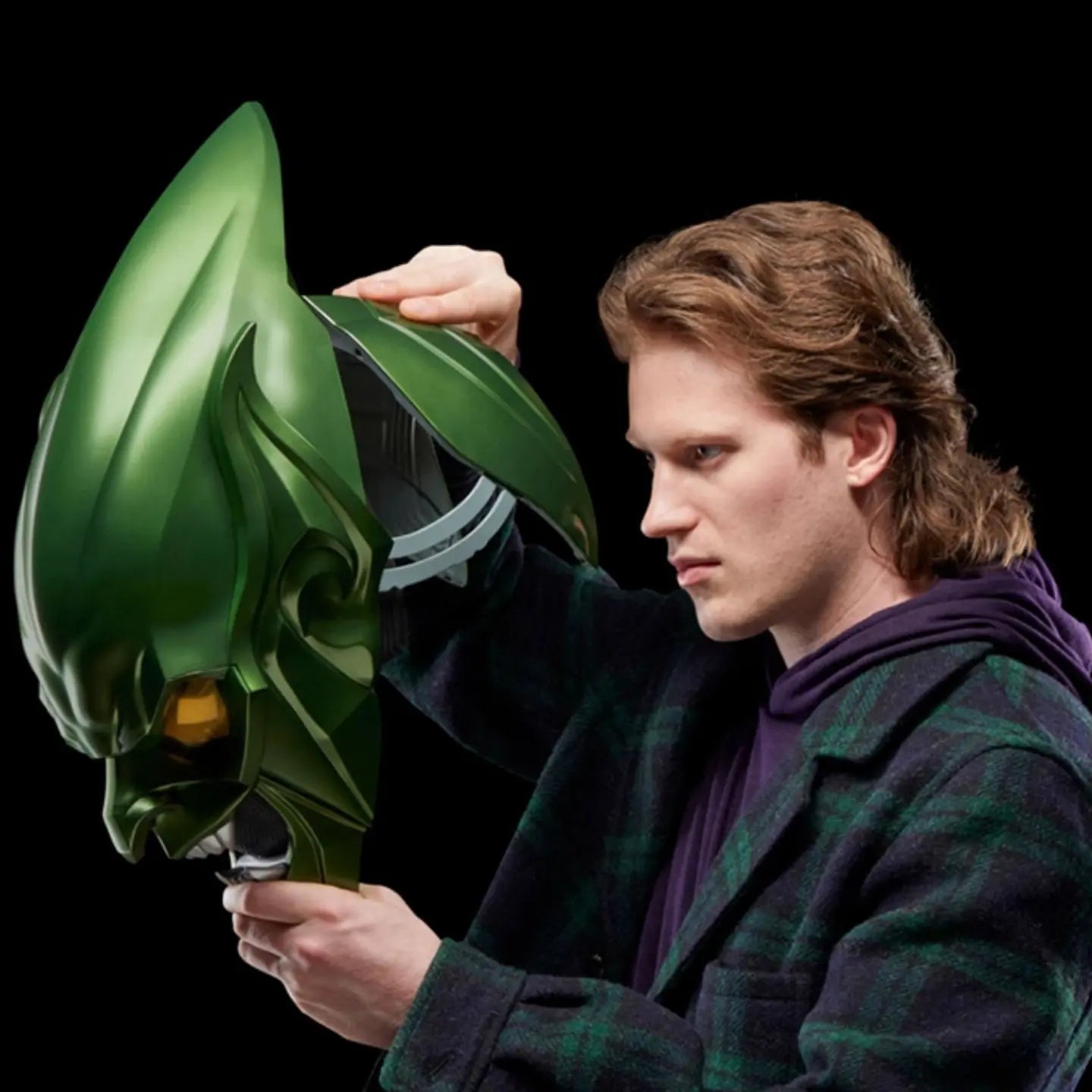 Hasbro Marvel Legends Series Spider-Man: No Way Home Green Goblin Helmet Cosplay Premium Collectible Role Play Prop