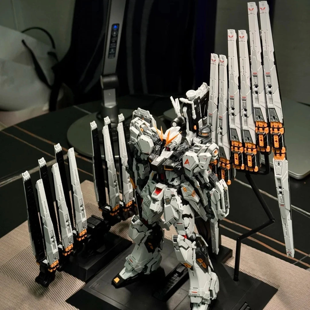 【IN STOCK】NCZZW Model RX-93 Nu Fighter Action Figure CMM GK Style 1/100 Scale Assembly Model Kit 24cm UC Anime Figures Gift