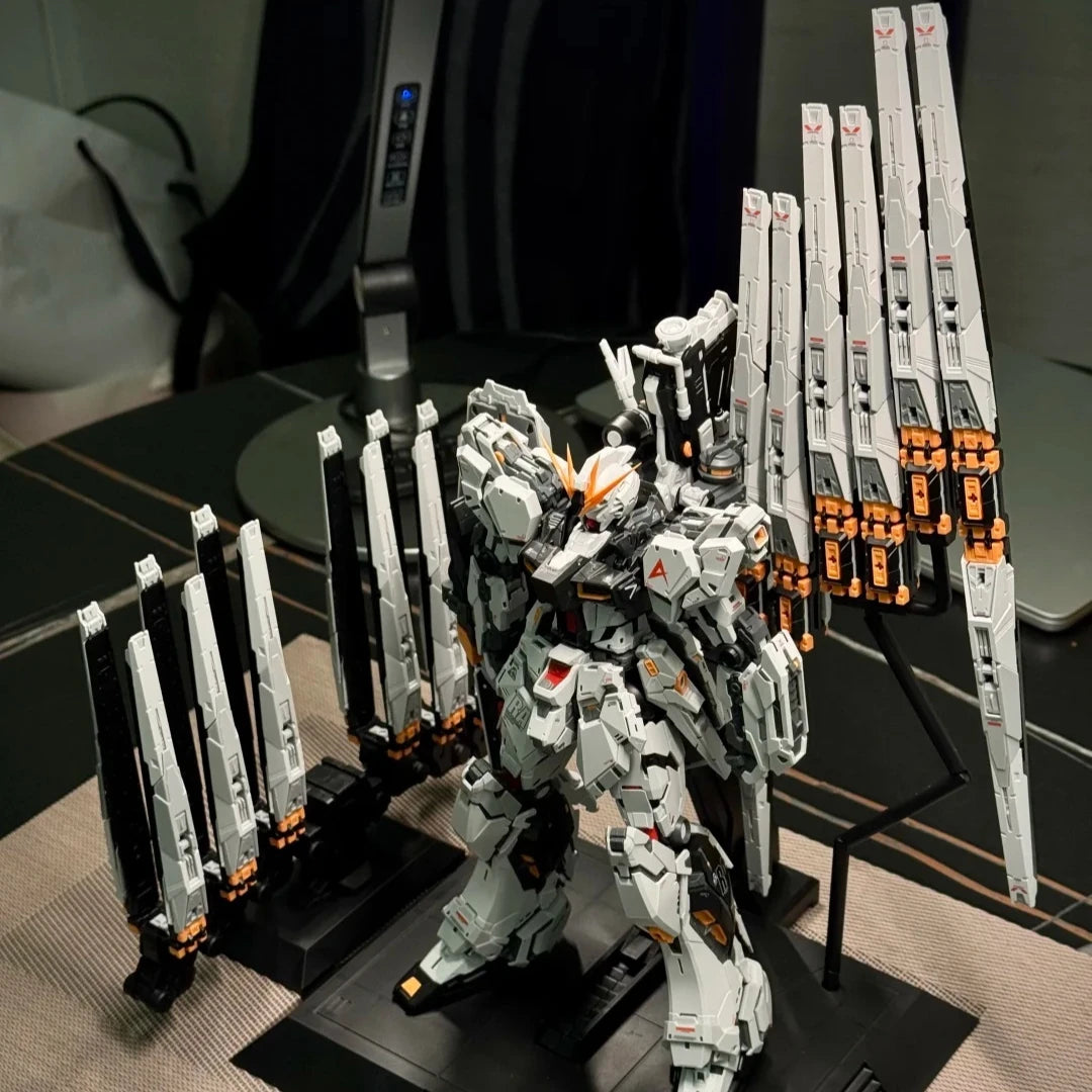 【IN STOCK】NCZZW Model RX-93 Nu Fighter Action Figure CMM GK Style 1/100 Scale Assembly Model Kit 24cm UC Anime Figures Gift