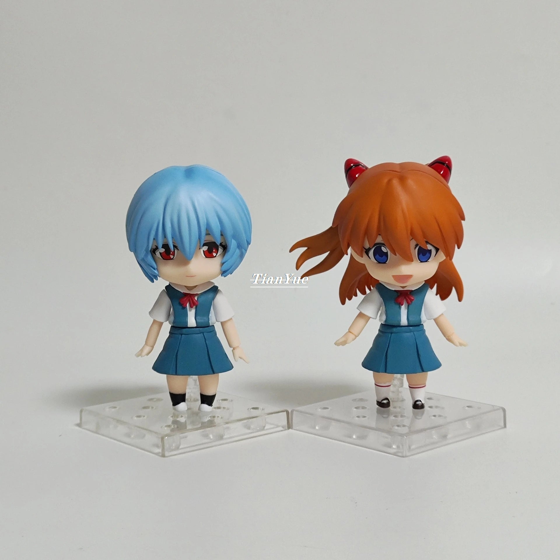 Anime Ayanami Rei 1197 Asuka Langley Soryu 1202 Articulated Model Figure toy Christmas Gift 10cm