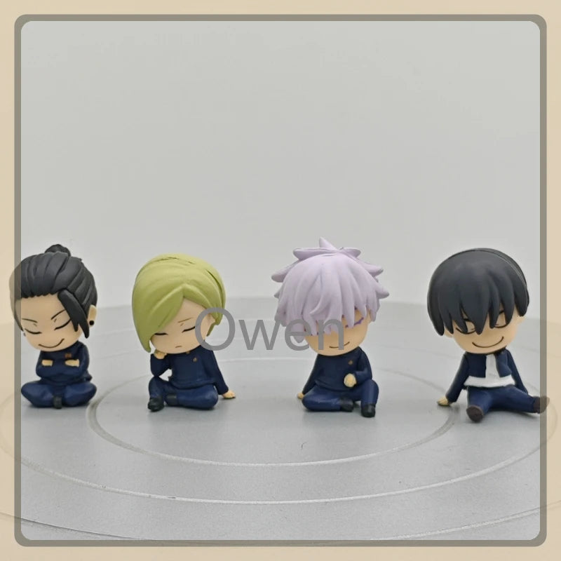Q Version Anime Combination Jujutsu Kaisen Sleep Figurine Cute Chainsaw Man Action Figures PVC Statue Collection Model Toys Gift