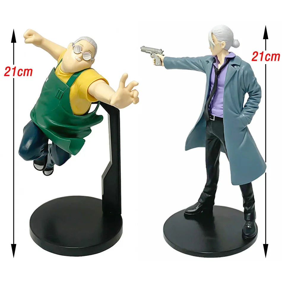 Explosions Anime 21CM SAKAMOTO DAYS Series Tarou Sakamoto,Asakura Letter Action Figure PVC Model Collection Jewelry Adult Gifts