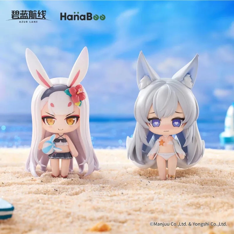 HanaBee Azur Lane Swimsuit Gambling Q Ver. Vol1 Figure Model Eqpr&Awn&Xi Doll Toys Hobby Gifts Anime Decor Collections Ornament