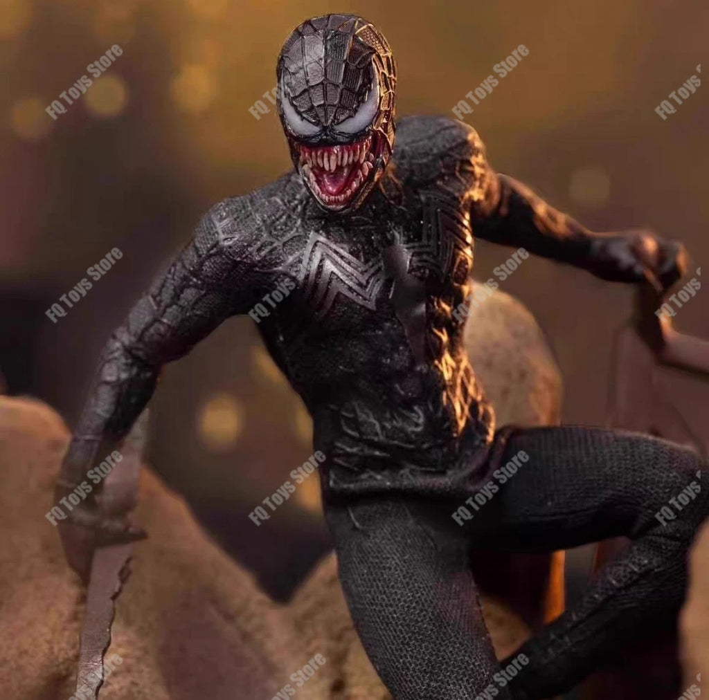 In Stock SAWTOOTH TOYS X 6in Studio STM-20251 1/12 Venom Symbiotic Variant Double Headed Carving Full Set 6in Action Figure Gift
