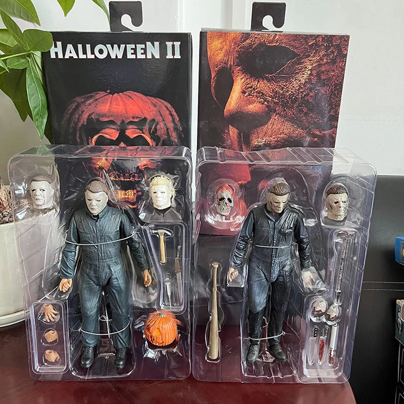 NECA Michael Myers Figure With LED Pumpkin Halloween Ends Ultimate Action Figures Toy Christmas Gift Halloween Horror Decor Toys