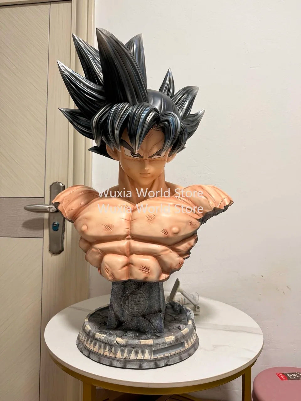 New 45cm Son Goku Bust Sculpture Figure DRAGON BALL Anime Figure Collection Desktop Ornament Decorations Best Gifts for Children