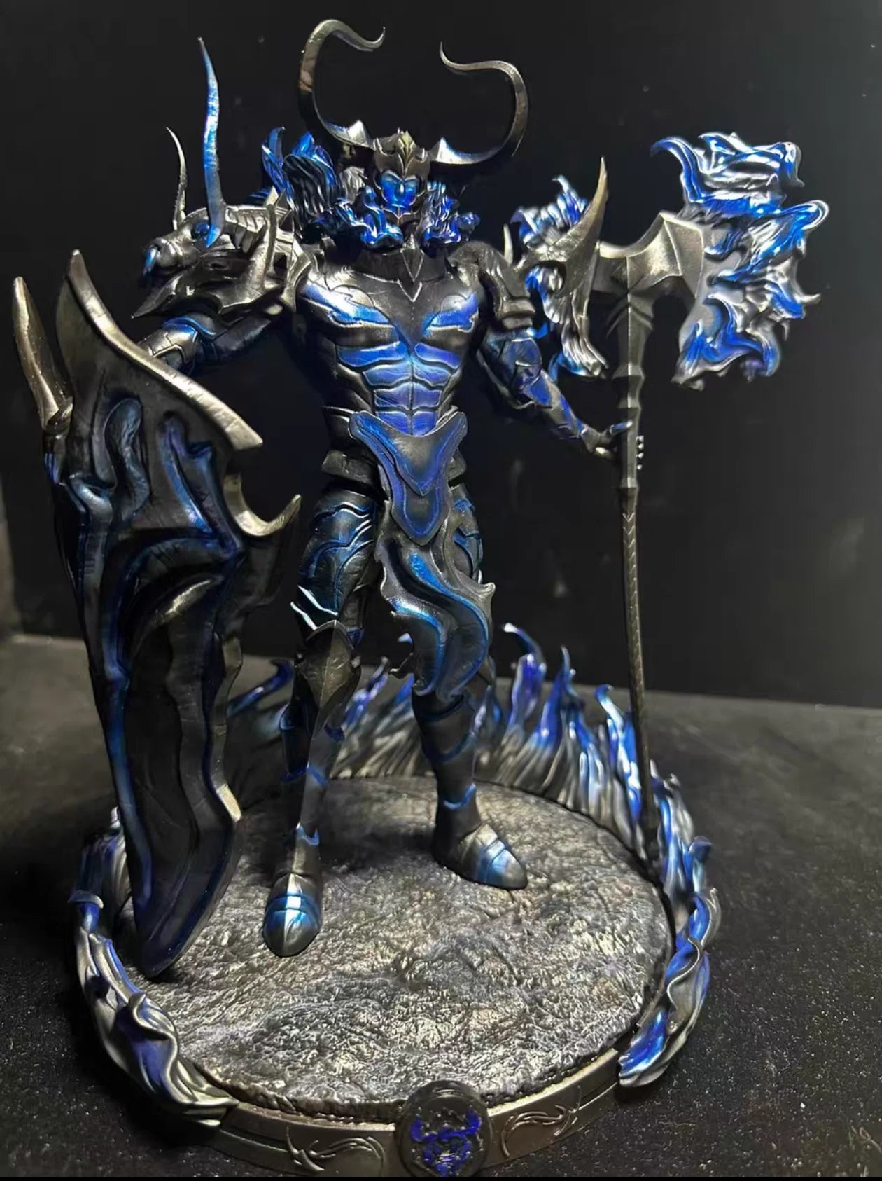 Solo Leveling Shadow Army Tank Ein - 25cm Painted Resin Model Collectible Statue Anime Figure