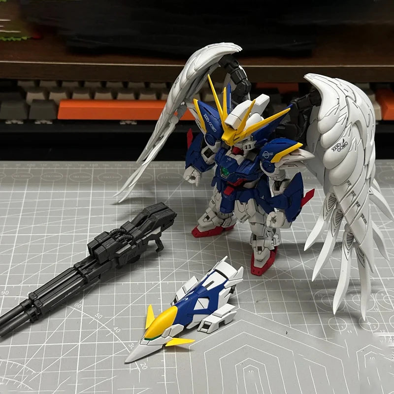 GL MODEL MGSD Wing Zero EW Assembly Model Kit XXXG-00W0 Robot  With Stickers Action Figure Plastic Model Kits Toys gifts