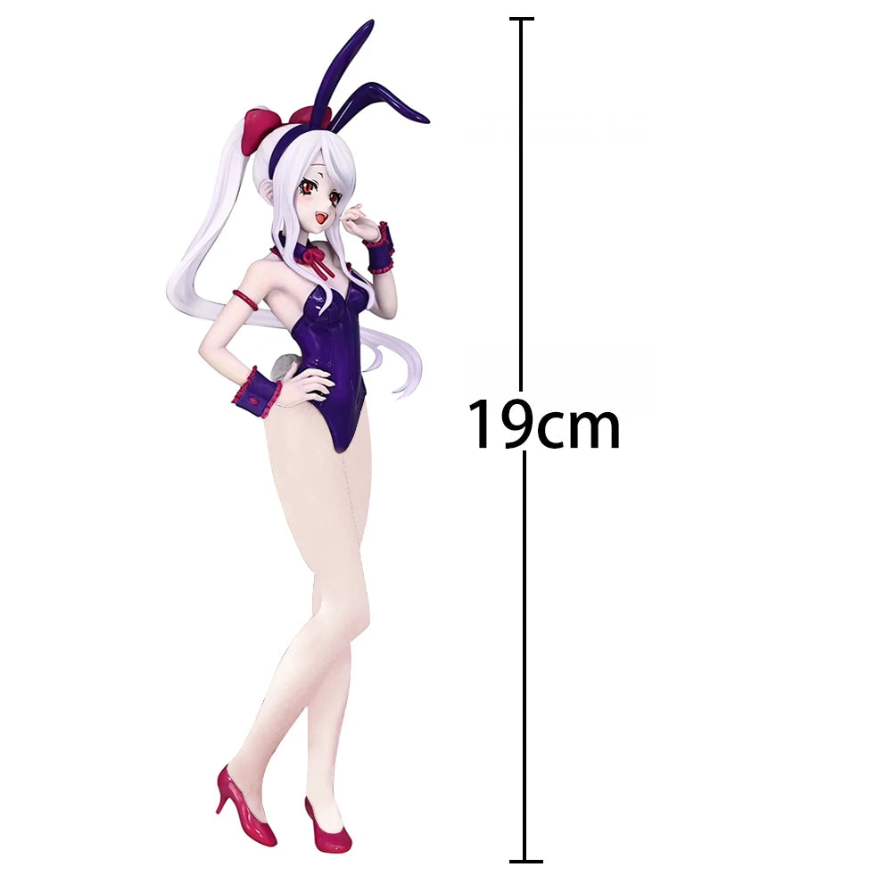 Anime Albedo Figure Shalltear Bloodfallen Action Figures PVC Cute Model Albedo Figurine Bunnies Figure Collection Desktop Gifts