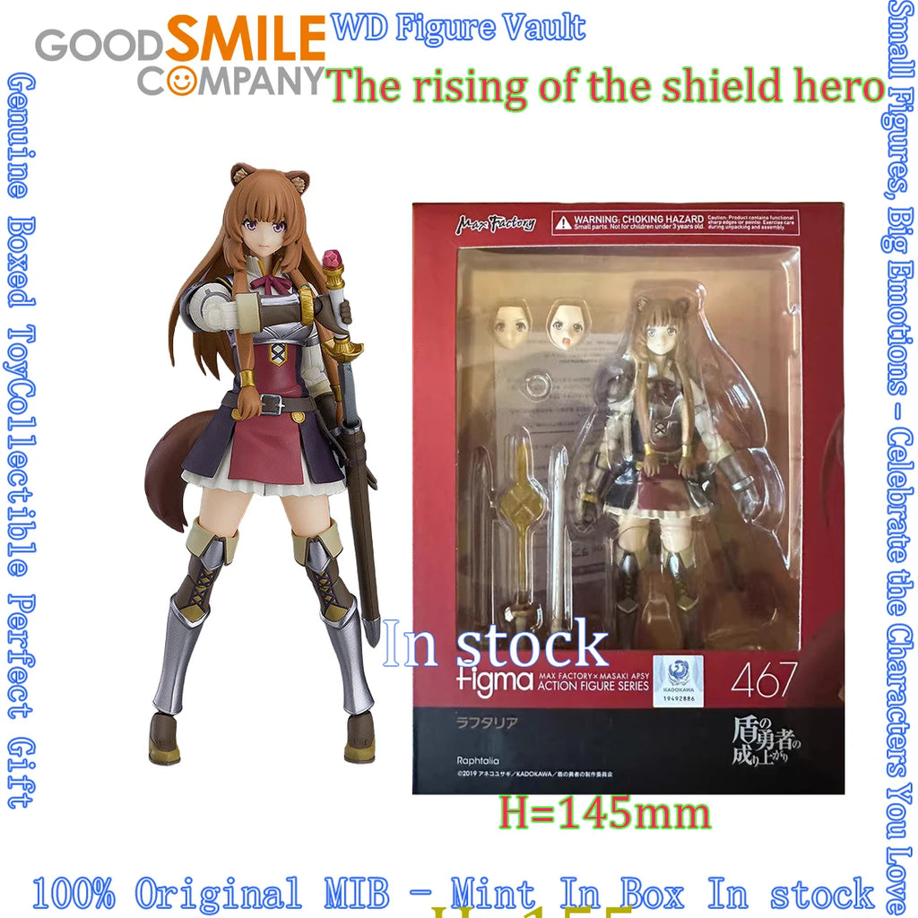 In Stock GoodSmile Max Factory figma 467 Raphtalia figma 494-DX Naofumi Iwatani The Rising of the Shield Hero Collectible Figure