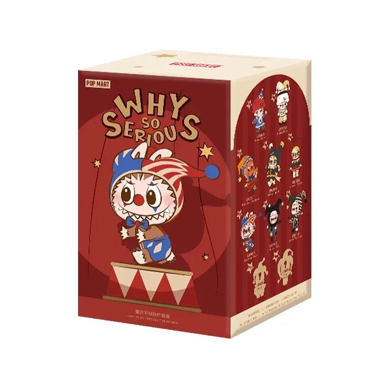 POP MART LABUBU WHYSOSERIOUS Series Circus Clown Weird Carnival Blind Box Toy Anime Action Figure Surprise Birthday Present