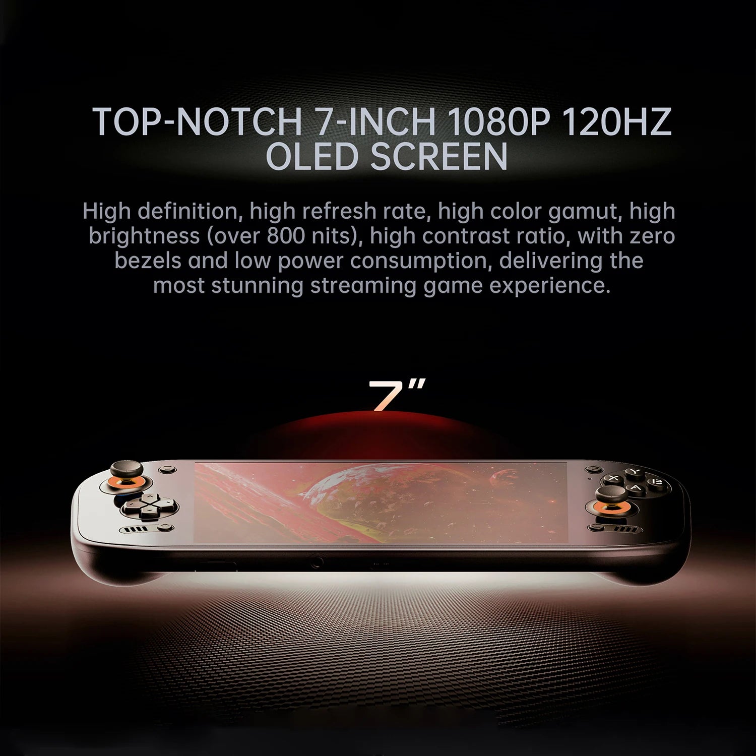 AYN Odin2 Portal Video Game Console 7'' OLED 120Hz Screen 4K Video Output 8000mAh Battery Air Cooling Qualcomm 8 Gen 2 Android13