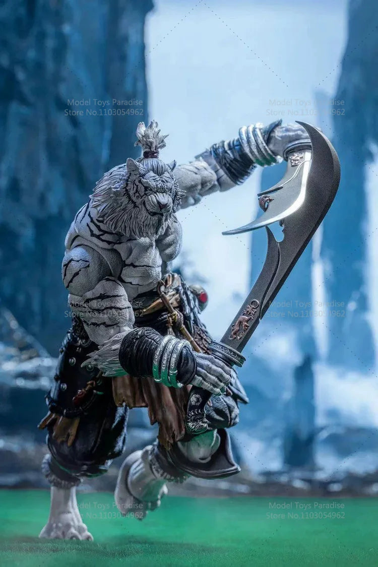 Maestro Union 1/12 Collectible Toys Hermit Old Man White Tiger variant Color Ver. Fury Planet Soldier 22CM Action Figure Model
