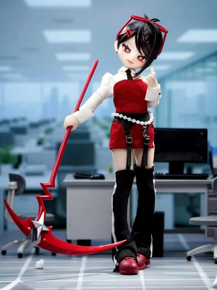 Eve Lynna Mjd Blind Box Doppelseitige Killer Serie Desktop Gelenk Action Figur Bewegliche Gelenke Ball Desktop Dekoration