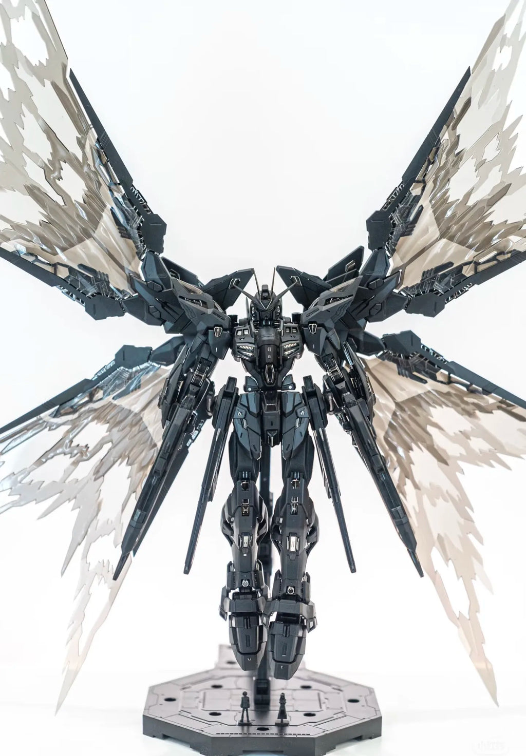 New Changlong 7701 Mgex  1/100 Zgmf-X20a Strike Freedom Black Assembly Model Kits Plastic Skeleton Kits Action Figure Gifts Toys