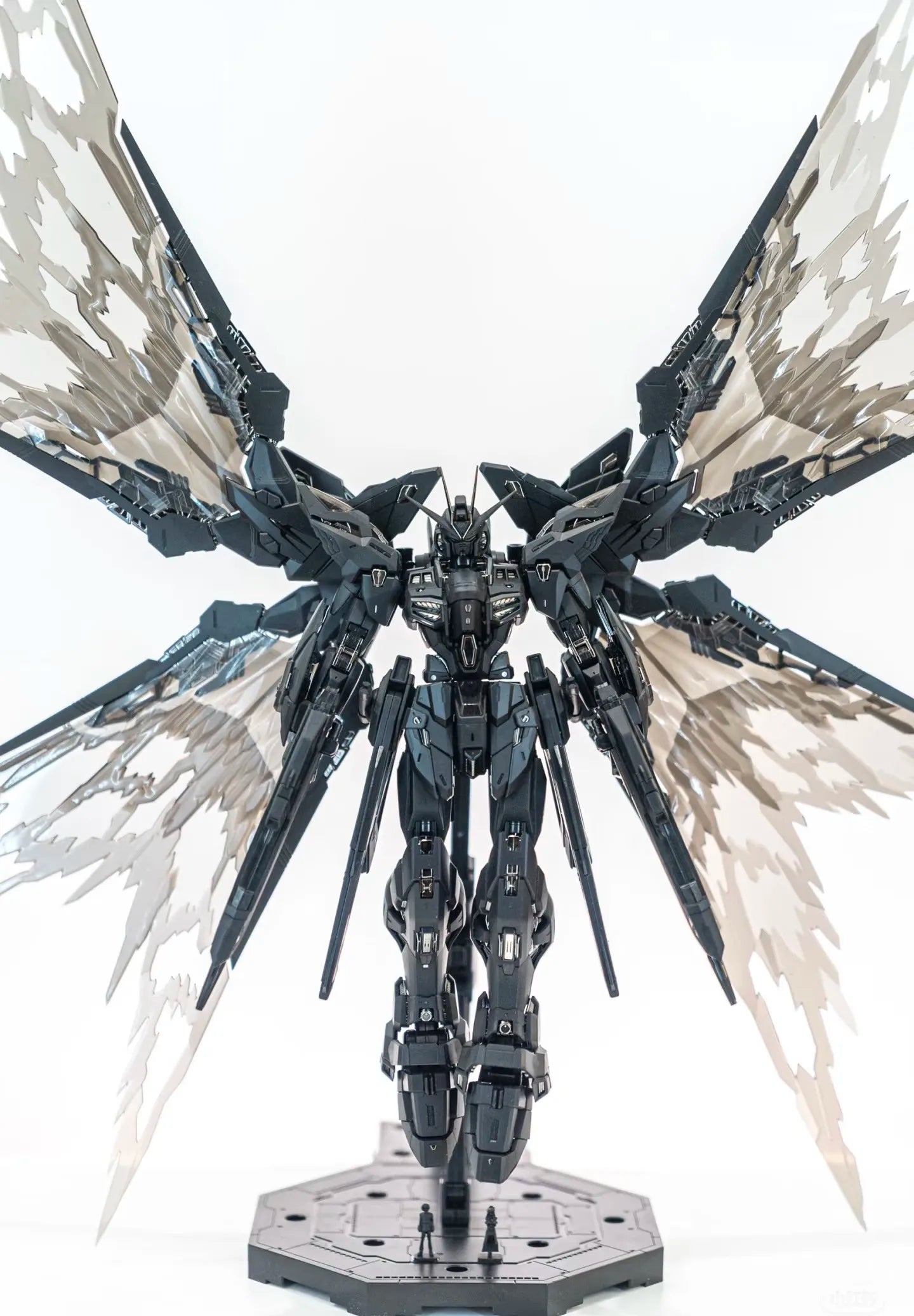 New Changlong 7701 Mgex  1/100 Zgmf-X20a Strike Freedom Black Assembly Model Kits Plastic Skeleton Kits Action Figure Gifts Toys