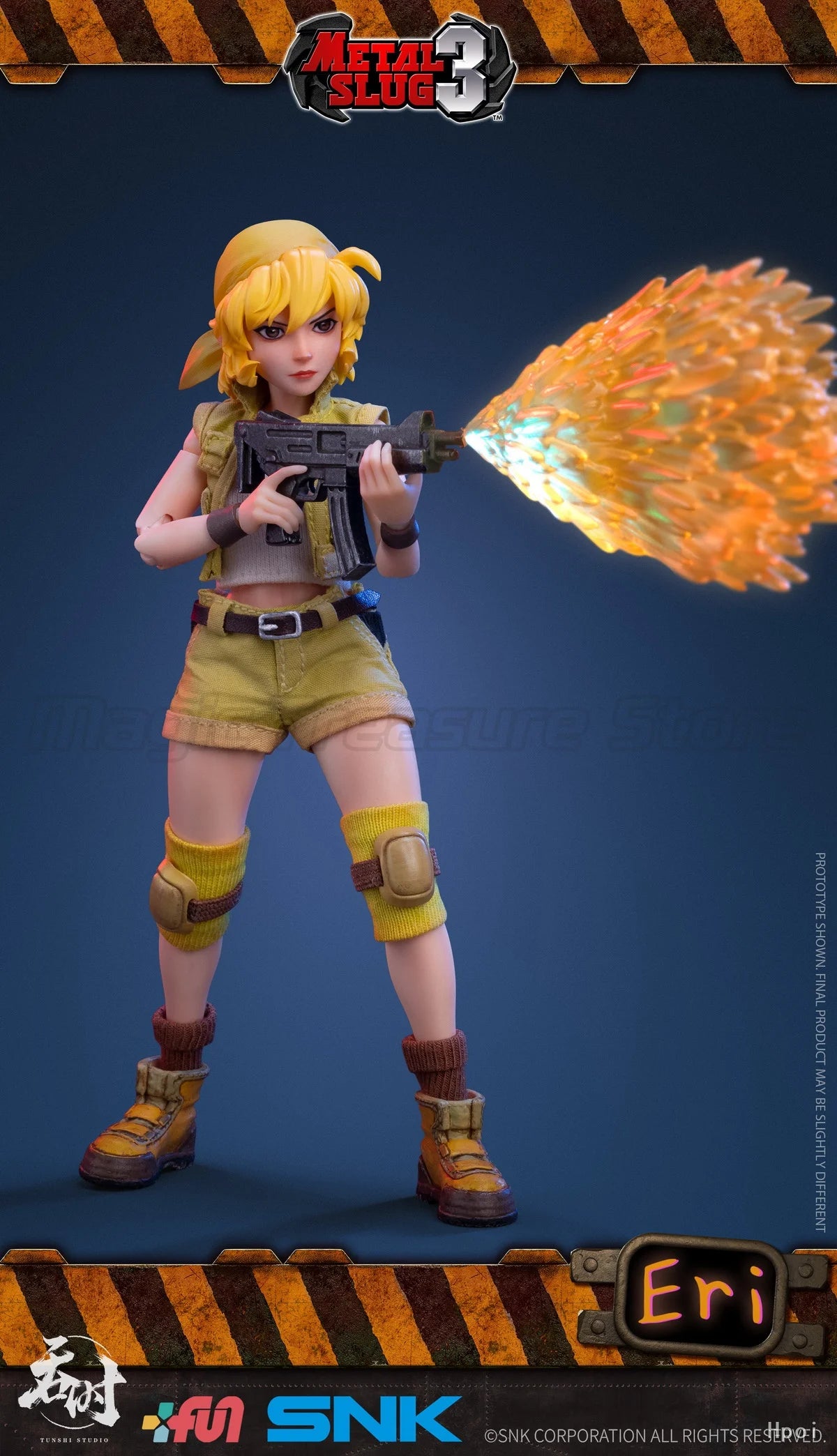 【MT】Original TUN SHI Metal Slug 3 Eri Kasamoto Fiolina Germi 1/12 Action Figure Toy Collection