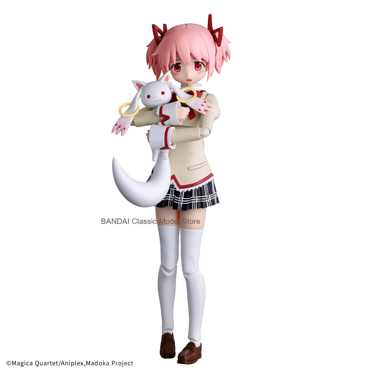 Assembly Bandai in Stock Original 30MP Madoka Magica Anime MADOKA KANAME(SCHOOL UNIFORM Ver.) Action Figures Toys Collectible