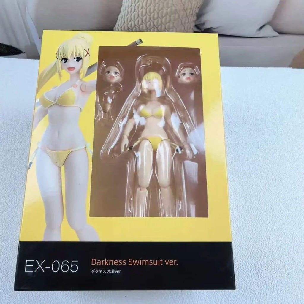Fgma Darkness Anime Figure EX-065 Darkness Swimsuit Ver. Action Figurine Collection Statue Model Room Decora Desk Toys Gifts