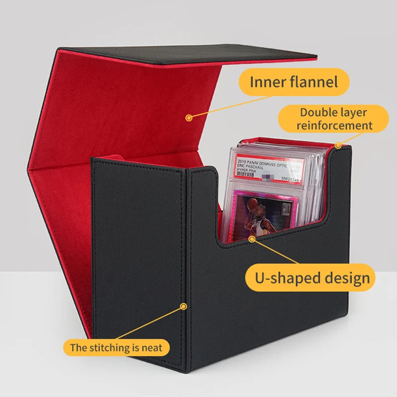 Graded Card Storage Box Organizer for PSA BGS BGN CSG CGC Trading Cards Slabs Card Brick Case for MTG PKM PTCG Sports Card Holde