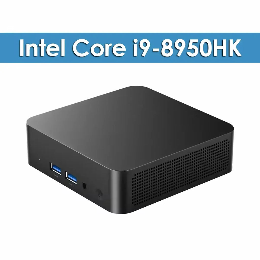 Tragbarer Mini-PC-Gamer Intel Core i9 8950HK Windows 11 Mini-Computer 16 GB DDR4 512 GB 1 TB SSD 1000 M Ethernet Gaming-PC-Desktop 