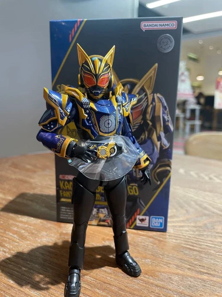 Bandai In Stock 14cm Limited Shf Kamen Rider Geats Nago Fantasy Form Collectible Action Figure For Adult Collection
