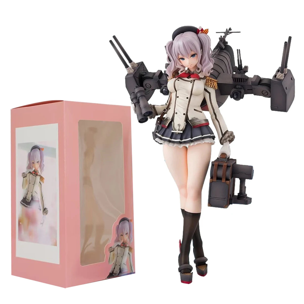 24CM Kantai Collection Figure Kan Colle Kashima Hibiki Azur Lane Anime Girl PVC Action Figure Toy Game Statue Model Doll