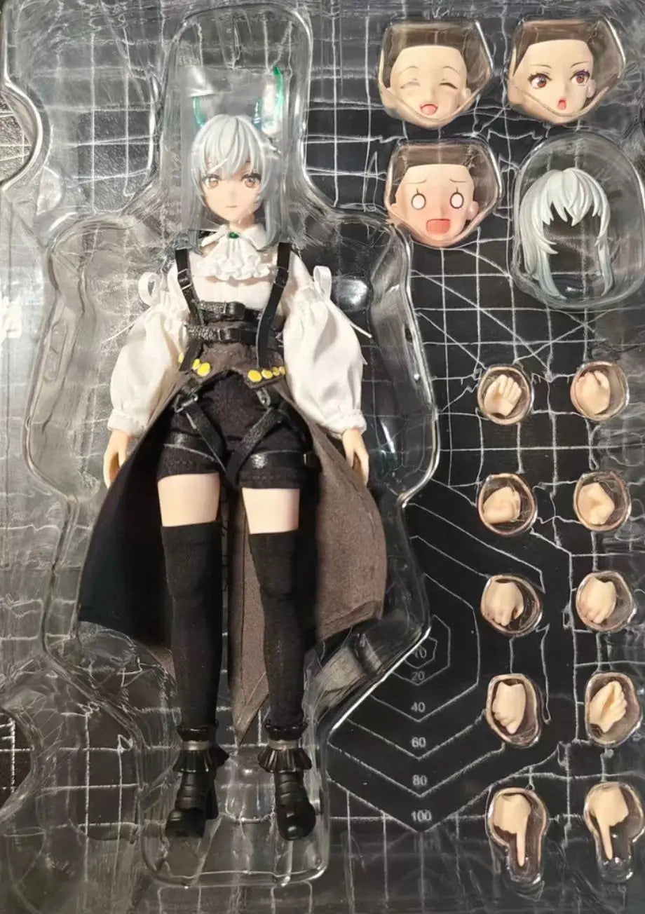 IN STOCK Original HASUKI Rose Knight Gloria PA008 1/12 Pocket Art Mobile Suit Girl PVC Action Figure Collectible Gift