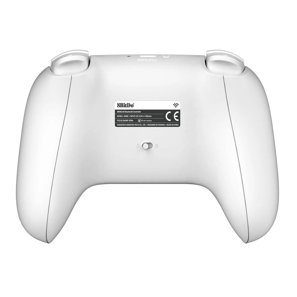 8BitDo 64 Bluetooth Controller with Hall Effect Joysticks for Analogue 3D, Nintendo Switch, Switch 2, Windows and Android, PC