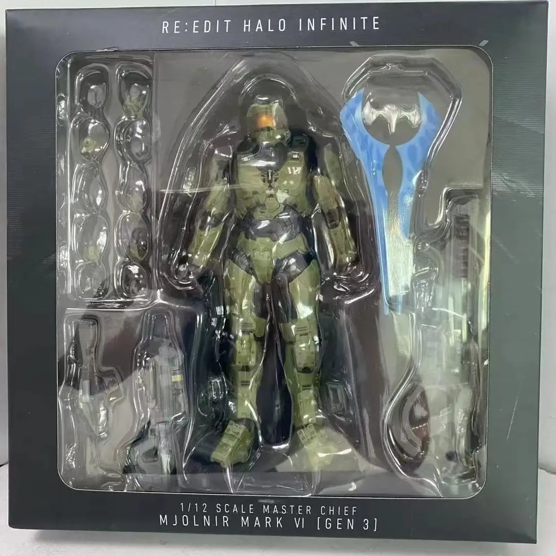 Sentinel Master Chief 18cm PVC Action Figure Anime Collection Model Mjolnir Mk VI SV Movable Doll Toys for John117 S117