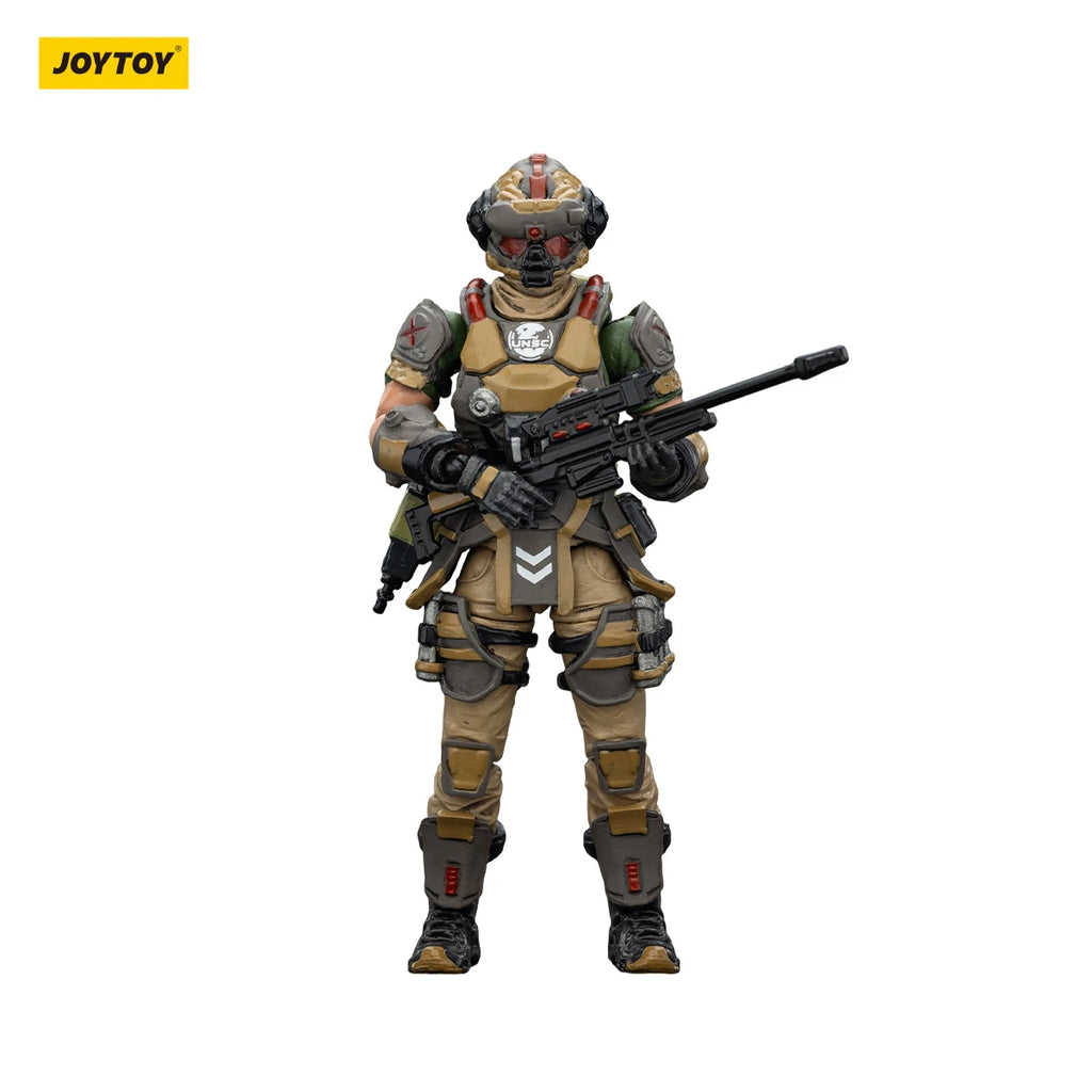 JOYTOY 1/25 Action Figure APOC Series Iron Vanguard Heavy Assault Mech UNSC Sniper Ivan Anime figures Toys
