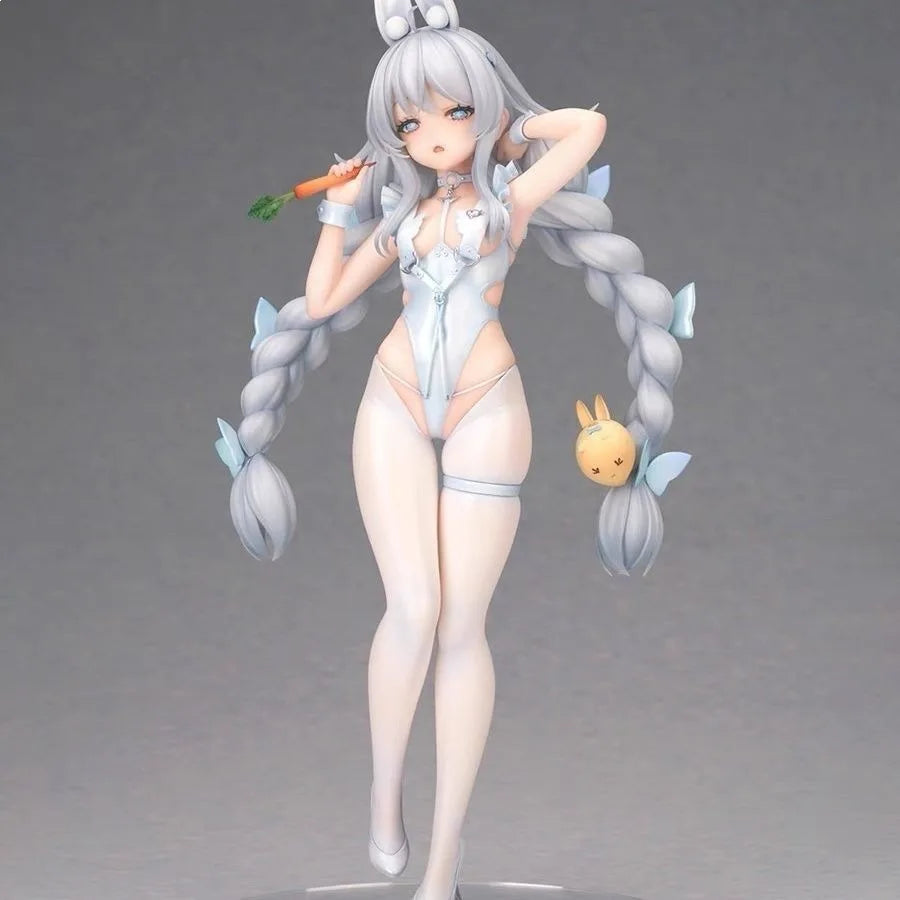 White Rabbit Anime Bunny Girl Kancolle Ship Girl Figure Model Desktop Display Ornaments Pc Case Modding Collectible Gift