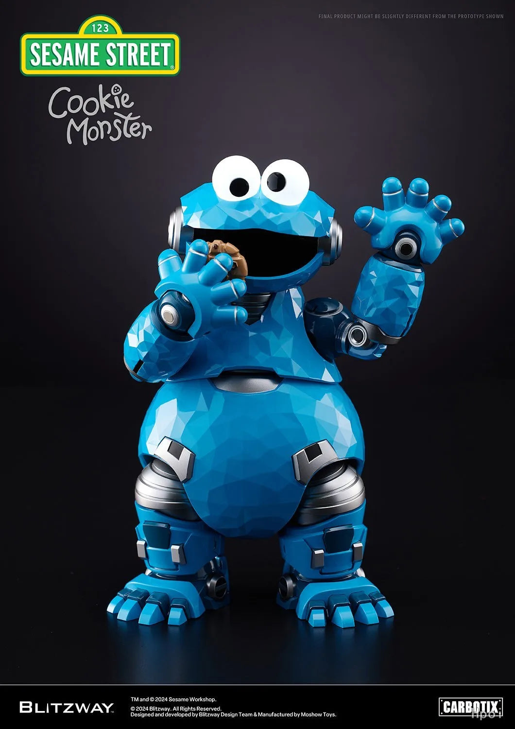 【In Stock】MOSHOWTOYS BLITZWAY COOKIE MONSTER Mecha-Complete Action Figure Toy