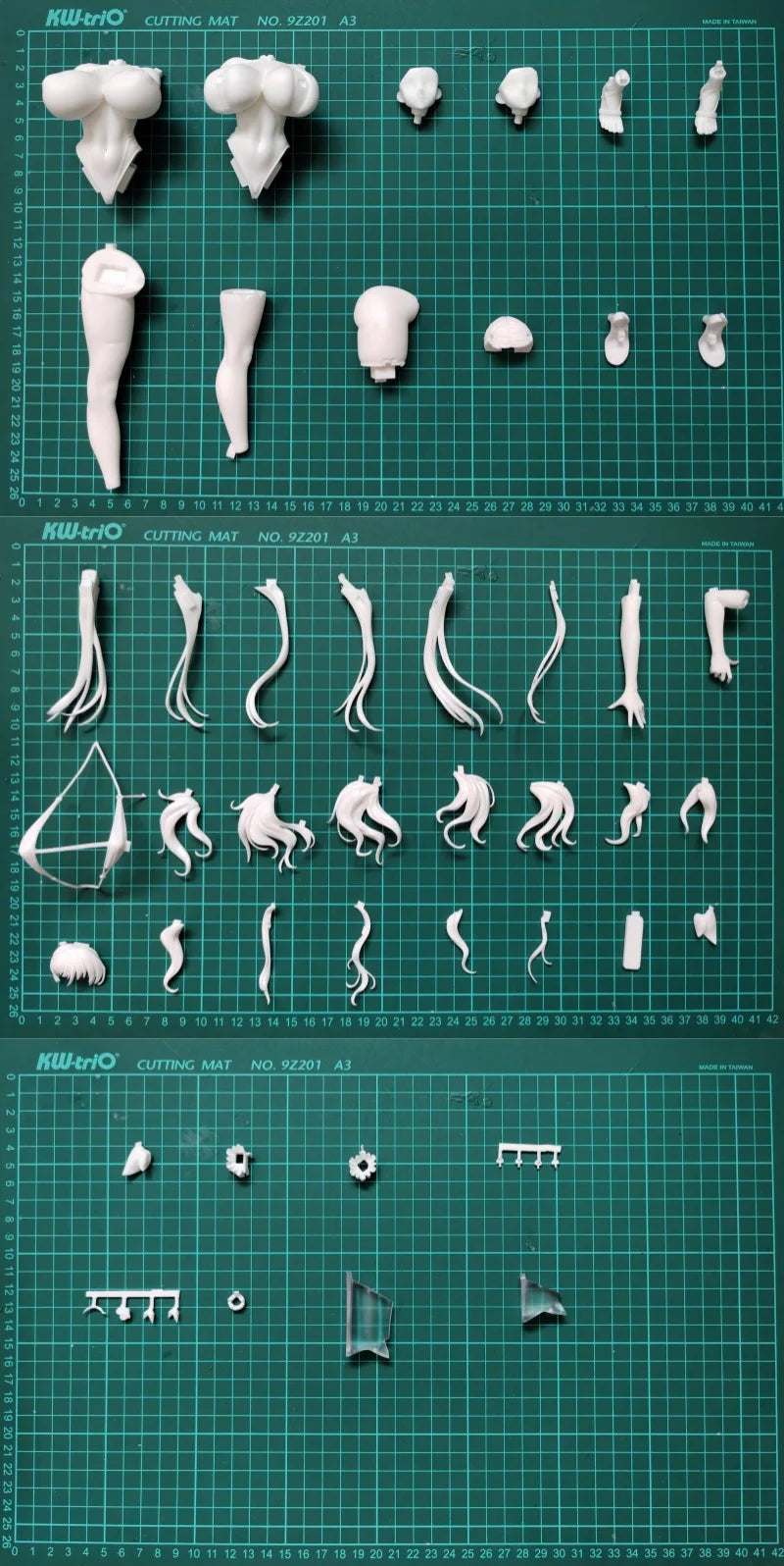 Resin Figure Kit Taimanin Swimwear version WF2024w Unpainted Garage Resin Kit Model GK