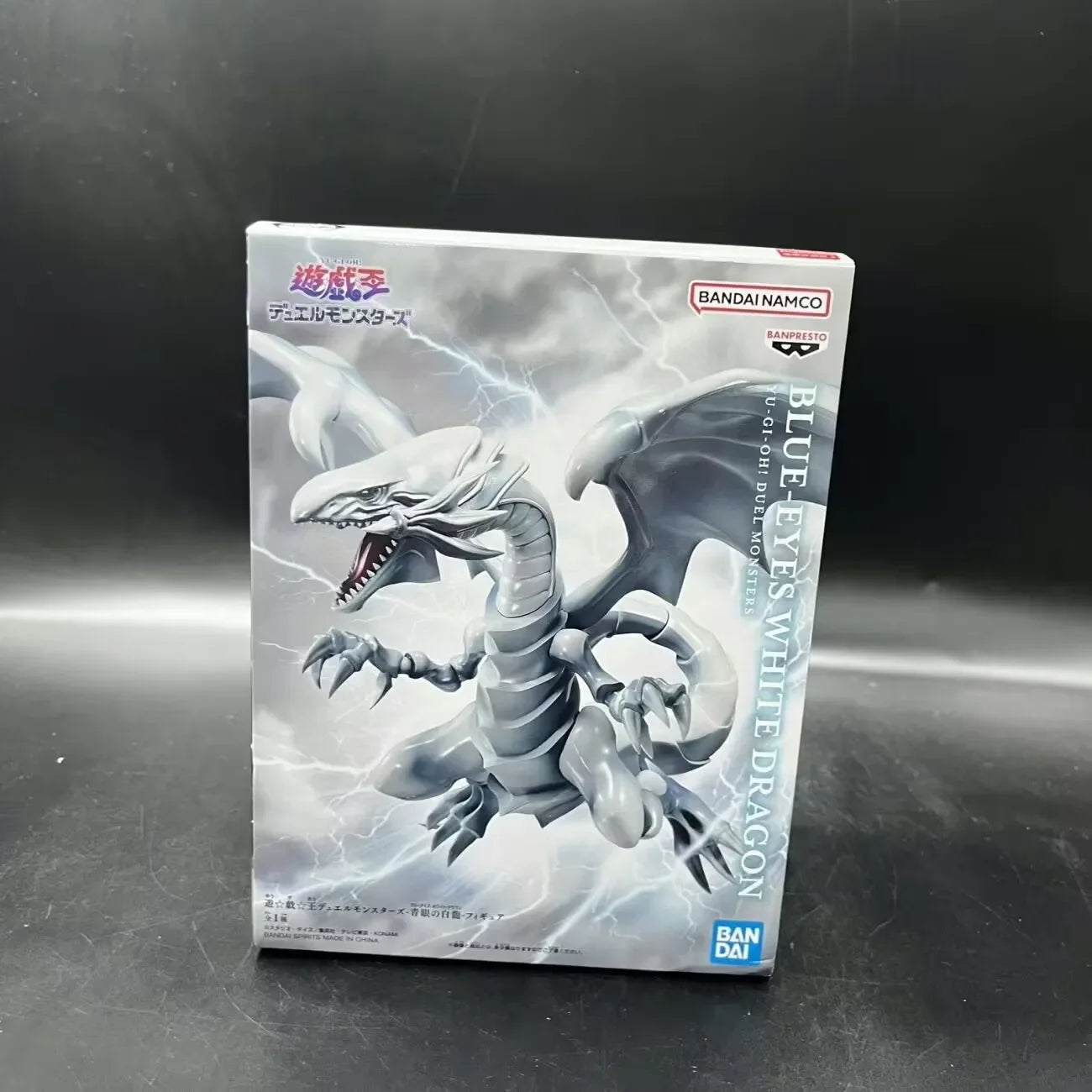 Original Bandai Yu-Gi-Oh! Duel Monsters Rote Augen Schwarzer Drache Anime Figur Sammlung Ornamente Figur Spielzeug Geschenk 13cm