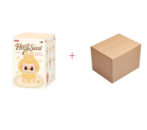 Authentic Pop Mart THE MONSTERS LABUBU Sitting Party Series Vinyl Plush Blind Box Figur Anhänger Labubu Original Collection