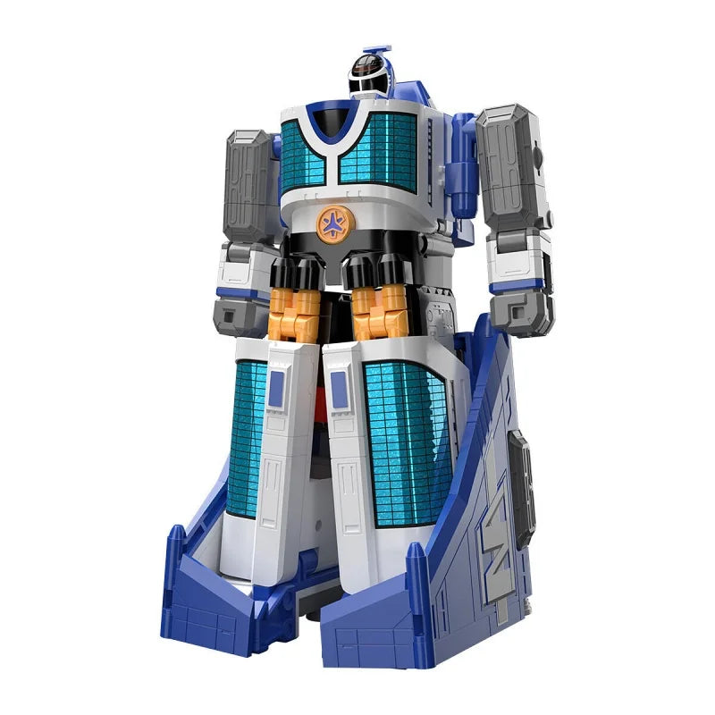In Stock Bandai Original Re-Release Super Mini-Pla Kyuukyuu Sentai Gogofive Liner Robo Action Assembly Figures Model Toys