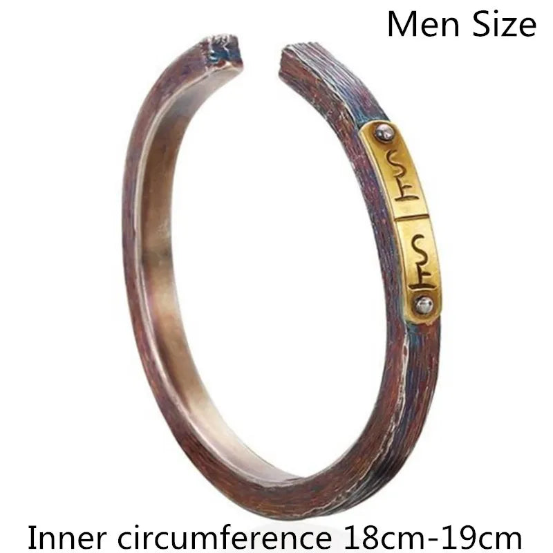 Couple Bangle Real 925 Sterling Silver Luxury Brand High Quality Jewelry Personalized Gifts Women's Man Bracelets 2025 New In B8