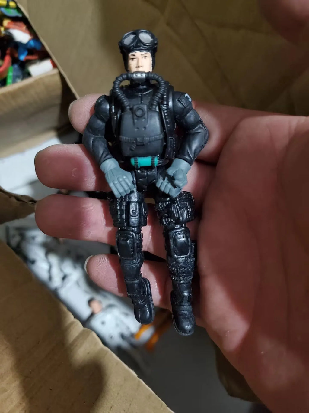 9cm 3.75" Solider Farmer Worker Military Police Action Figure Limite Collection Pirate Player Model Toy Gift for Kid Child Adult