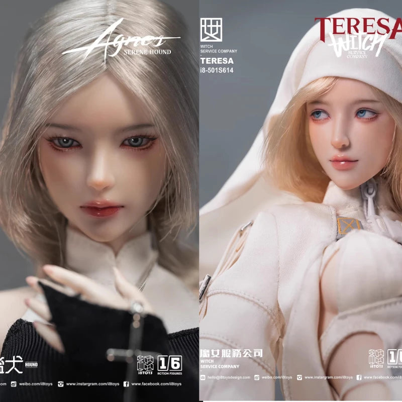 【Presale】I8 Toys 1/6 Holy Light Lelai Quiet Dog Agnes / Witch Teresa Candid Figure Model Gift