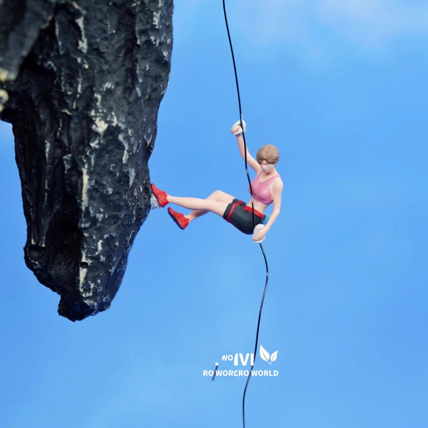 1/64 Miniature Figure Sports Climbing Climber Model Collectible 1/87 Minifigures DIY Garage Scene Decoration Micro-landscape