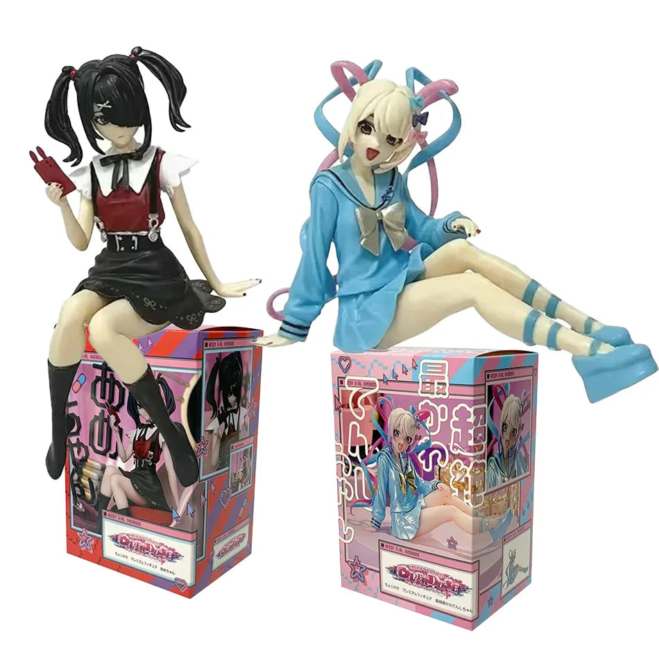Needy Streamer Overdose KAngel & Ame-chan Figure Set Noodle Stopper PVC Collectible Model Toy Gift