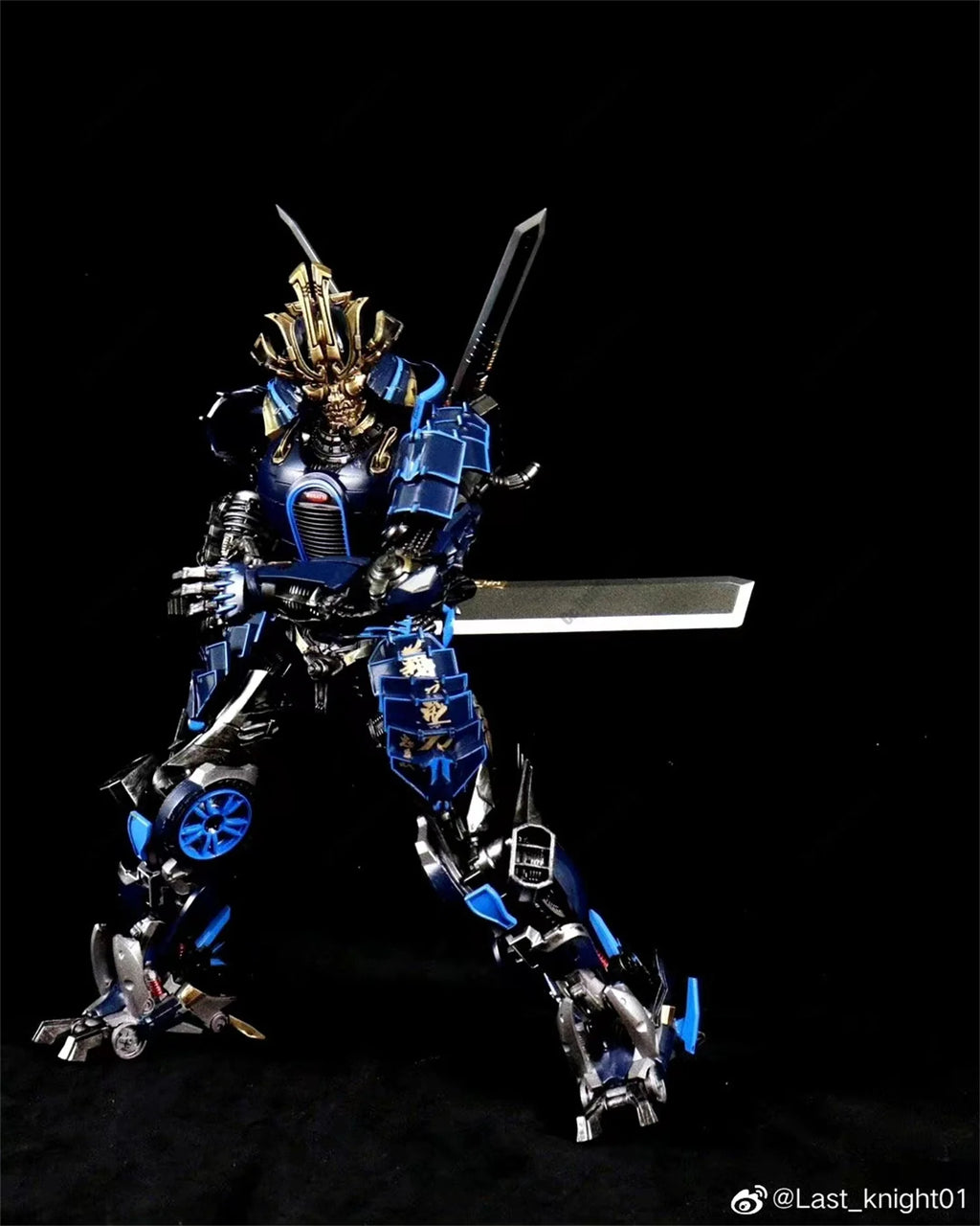 [In Stock] Hot-selling Toy Lastk Night LK-01 LK01 Blue Swordsman DLX Figure Set with Box, Boy's Birthday Gift, Collectible