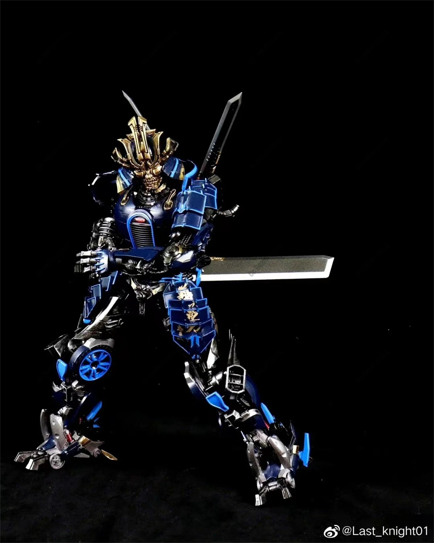 [In Stock] Hot-selling Toy Lastk Night LK-01 LK01 Blue Swordsman DLX Figure Set with Box, Boy's Birthday Gift, Collectible