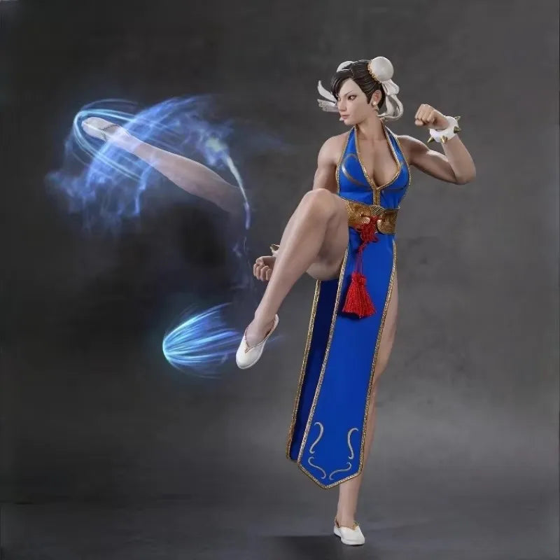 New Stock Play Toy P023 1/6 Scale Fighting Goddess Chun Li With Movable Eyes 12 Female Soldier Action Figure Model Toy Gift